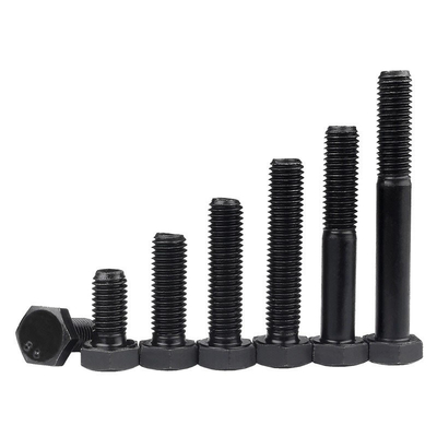 8.8 12.9 Klasse M6-M36 M10 Zwarte hexbolt notenwasser DIN933 ZINC Plain Finish