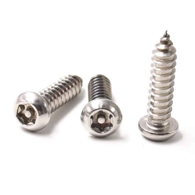 ST6.3 25mm Pan Head Torx Self Tapping-Draad Anti-diefstal Onttrekkende Schroef