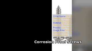 304 roestvrijstalen zelftappende schroeven