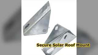 Stabiliteit en duurzaamheid voor dakmontageset op zonne-energie